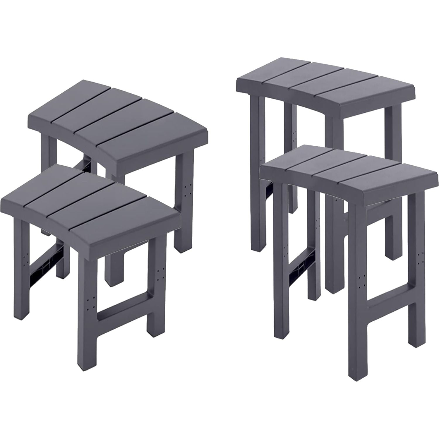 INTEX - Set di Panchine per PureSpa Rotonda 4 posti - 2 Panchine medie + 2 Panchine Alte